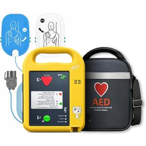 AED Automatic External Defibrillator, Portable Machine Emergency Suitable for Home, Gym, Office, School, and Public Access (Subway/Mall)
