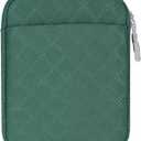 Slim Sleeve Pouch Bag for 6.8-7 inch eBook/eReader/Kindle (Dark Green)