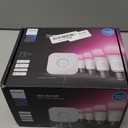 Philips Hue Smart Light Starter Kit - Includes (1) Bridge and (4) 75W A19 E26 LED Smart White and Color Ambiance Bulbs - Control with App - Compatible with Alexa, Google Assistant, and Apple HomeKit
