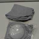 2-Pack Inflatable Camping Pillow, Portable Travel Pillow for Sleeping, Lightweight Compact Inflatable Pillows for Beach, Hiking, Backpacking, Airplane Travel, Press-to-Inflate Design (Grey) (17''x11''x4'')