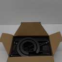 Floor Lamp for Living Room, 75.5 Inch Tall Standing Lamp for Bedroom with 2 312 Rotatable Ring Lights, 36W Bright Stepless Dimmable LED Floor Light with Remote Control for Office Dining Room (Black)