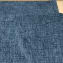 MIULEE Pack of 2 Blue Throw Pillow Covers 16x16 Inch Soft Chenille Pillow Covers for Sofa Living Room Couch Solid Dyed Cases