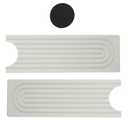 Faucet Mat for Kitchen Sink Water Absorbent Stone Sink Tray Fast Drying Sink Faucet Splash Mat Diatomite Sink Faucet Mat Stylish Faucet Stone Drying Mat Faucet Tray for Bathroom Countertop 60×1