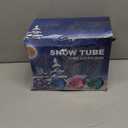 3Pack Snow Tubes, Snow Sled for Kids and Adults, Cold-Resistant Inflatable Snow Tube, Thickened Heavy Duty Sleds for Winter with Handles, Snow Toys, Snow Sleds for Family Activities Outdoor Fun (Green, Pink, Blue, Violet)