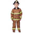 Dress Up America Fireman Costume for Kids - Role Play Firefighter Costume Size: T4