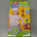 JOYIN 30Pcs Play Food Grocery Cans, Play Kitchen Accessories, Includes Drink, Juice, Jar, Seasoning, Water Bottle, Sauce, Yogurt, Ice Cream, Snack Box, Kids Gifts & Indoor Toys