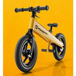 Electric Bike for Kids, Electric Balance Bike for Ages 3-8 Years Old,Kid Electric Motorcycle with 2 Speed Modes,Push-Button Brakes, 12 Inch Dirt Off-Road Tire and Adjustable Seat, Yellow
