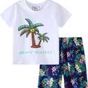 Boy Summer Clothes Toddler Outfits Kids Cotton Short Sets 2-7 Years | 2-Piece Short Sleeve Shirt Sets
