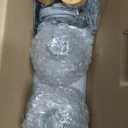 Moforoco Kitchen Dish Soap Dispenser Set, 16OZ Glass Bottle, Hand and Dish Soap Dispenser Set, Instant Dry Tray, Non-Slip Silicone Pad, Brush Holder with Sponge Holder, Kitchen DecorClear Bottle