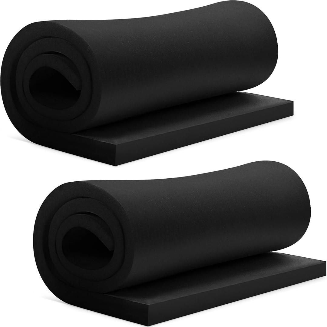 6 Pack 3" x 19" x 19" Upholstery High Density Craft Foam Sheets Replacement Square Cut to Size Cushion Chair Padding, Suitable for Shipping, Packing, Cushion Foam, Mailing, Cosplay