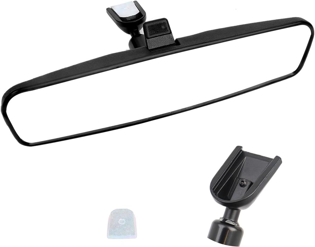 10.6 Rear View Mirror,Compatible with F-150 Focus, Honda Civic Accord, Wrangler, Kia Optima Soul Sorento,Nissan Rogue Altima Toyota Corolla Camry Tacoma, Universal Interior Day/Night Mirror