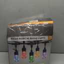 XMCOSY+ Smart Outdoor String Lights, 123Ft Patio Lights Waterproof, App Control, Compatible with Alexa, RGBCWIC Color Changing LED String Light for Outside (Black)