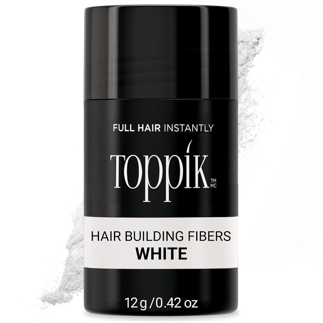 Toppik Hair Building Fibers, Fill In Fine or Thinning Hair Instantly Thicker, Fuller Looking Hair 9 Shades,4 size options