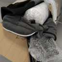 Lekereise Raised Dog Bed for Small Dog 32x25 Inch, Comfortable Orthopedic Pet Beds with Egg Crate Foam, Removable Dogs Couch Bed for Indoor Outdoor, Load 40lb, Grey