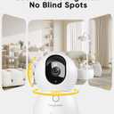 BoyKeep Indoor Camera, 2K Cameras for Home Security with Motion Detection, Pet Camera Indoor with Phone App, Color Night Vision, 2-Way Audio, Cloud/TF Card Storage, Compatible with Alexa