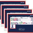 2025 NMJL Mah Jong Card Official Revision - Large Size - (4 Pcs)