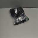 Limeeke Women One Piece Swimsuit Solid Ribbed Monokini Swimwear Scoop Neck Low Back Bathing Suit (Large, Black)