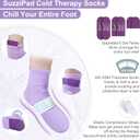 SuzziPad Chemo Gloves and Socks for Neuropathy, Cold Caps for Chemotherapy, Ideal for The Discomfort of Head, Hand, Feet, L