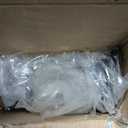 16 Pack - 6 inch Black Hidden L Shelf Bracket (1/5 Inch Thicked) Iron Floating Shelf Brackets Rustic Industrial Metal Brackets for Shelf Support