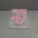 Sexy Mesh Corset Ruffle Lace Up Underwire Sheer Garter Belt Babydoll Lingerie Set With Thong 3 Piece Women (Small, Pink)