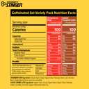 Honey Stinger Caffeinated Organic Energy Gel Variety Pack, 12 Packs Each of Salted Caramel Latte & Strawberry Kiwi, Caffeinated & Gluten Free, for All Exercises, Sports Nutrition for Home & Gym (EXP 02/14/27)