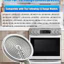 MEE62385101 10 inch Radiant Surface Element 2500W Fit For LG Sam-sung Range/Stove/Ovens,Replace MEE62385101 DG47-00067A 4010990 AP5967646 
