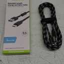 6 1/2 Extended Length Charge and sync Durable Tangle Resistant Braided Cable