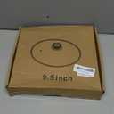 Tempered Glass Lid with Heat Resistant Handle,9.5"/24cm, Clear