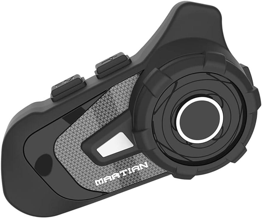Martian Motocycle Helmet Bluetooth 5.1 Headset Wireless IP67 Waterproof Motoriding, Biking & Skiiing/BlueT-S2 /1000M Intercom/2 in 1 Microphone/2 Riders Intercom/