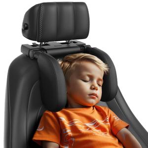 Car Headrest Pillow,Thickened Memory Foam Road Pal Headrest,Neck Support Pillow,180 Adjustable Car Headrest,Travel Car Sleeping,Suitable for Kids and Adults