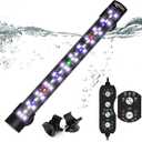 SEAOURA Submersible Aquarium Light for 12 to 23 Inch Fish Tank, 24/7 Cycle Fish Tank Light with Timer, Aquarium Plant Light with Full Spectrum+7 Single Colors, Auto On/Off, Adjustable Brightness