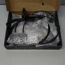 JFOYH zoom HB876 4-Piston Pre-Bled Hydraulic Disc Brake Set for Mountain Bike, Bike Disc Brake Kit with 160mm Rotors, Front and Rear Levers(PM Adapter Included) - Left-Front&Right-Rear (ZM3000 Black)