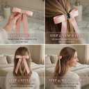2Pack Magnetic Hair Bow,Magnetic Hair Clips for Women,Butterfly Hair Clips,Strong Hold No-Slip Hair Clips,Strong Anti-Slip Hold for Thick/Thin/Long Hair
