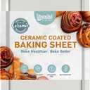 Boxiki Kitchen Nonstick Ceramic Jelly Roll Pan, 15 x 10 Inches - PTFE & PFOA Free Baking Pan Perfect for Every Kitchen - Multipurpose Cookie Sheet for Baking, Roasting, and More