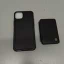 Usroom Compatible with Magsafe for iPhone 15 Plus Wallet Case Magnetic Card Holder, RFID Blocking 2 in 1 Detachable Kickstand Shockproof Case for Women Men, Black