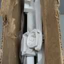 Bemis 500EC Durable Wood Toilet Seat with Easy Clean Hinges, Made in USA, Round, White