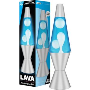 Lava Lamp Classic, 14.5-inch, White/Blue, Aluminium