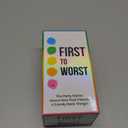 FIRST TO WORST Party Game + After Dark Expansion Set - Card Game About How Your Friends & Family Rank Things, Stocking Stuffers & Board Games Night with Polarizing Priorities