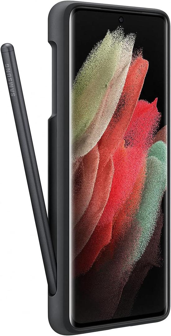 Samsung Galaxy S21 Ultra 5G Silicone Cover with S Pen Black