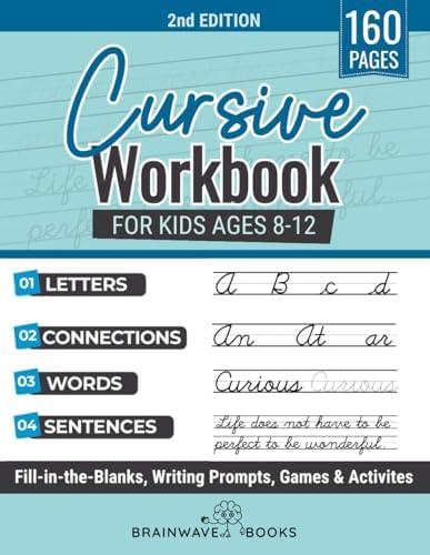 Pack of 2 Cursive Workbook for Kids Ages 8-12: Step-by-Step Mastery—Mastering Cursive with Enthusiasm, Creativity, and Confidence