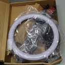 NEEWER Basics 10" Selfie Ring Light with Tripod Stand/2 Phone Holders Compatible with iPhone/QR Plate, Dimmable LED Ringlight Lighting for YouTube TikTok Vlog Video Recording Makeup Streaming, RP10-H