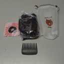 Isaic Ponytail Extension 8 Inch Short Wavy Curly Ponytails Drawstring Ponytail for Black Women Ombre Burgundy Pony Tails Hair Extensions Synthetic Hairpiece for Daily Use