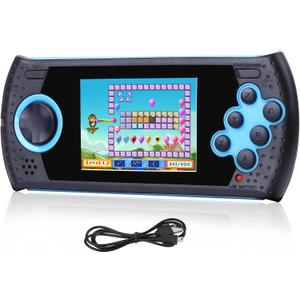 16 Bit Handheld Game for Kids Built-in 230 HD Classic Retro Video Games USB Rechargeable 3.0 Inch Childrens Travel Electronics Toys Portable Gaming Player System Gift for Boys Girls Ages 4-8-12