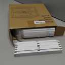 3 Tier Bamboo Corner Shelf(2 Pack),Dish Drying Rack,Plate Organizer,Kitchen Spice Rack for Countertop and Cabinet(White)