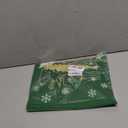 Artoid Mode Green Xmas Trees Vinyl Christmas Placemats Set of 4, 12x18 Inch Washable Plastic Non-Slip Woven Winter Table Mats for Party Kitchen Dining Decor