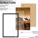 A PLUS MAX 12x18 Picture Frame Set of 3 Black Light Weight Wall Mount | 12 x 18 Inch Black Wood-grain Engineered Wood Material Frame for 12by18 Rectangular Photo Poster - 3 Packs/Black/12x18