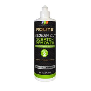 Rolite Medium Cut Scratch Remover (16 fl. oz.) for Plastic & Acrylic Surfaces Including Marine Strataglass & Eisenglass, Headlights, Aquariums