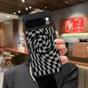 MOWIME Magnetic for Google Pixel 10 Pro XL Case, [Compatible with MagSafe] Cute Checkered Pattern for Women Girls Shockproof Translucent Matte Protective Case for Pixel 10 Pro XL 6.8 Inch, 2025