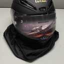 Pvxruioz Modular Bluetooth Motorcycle Helmet, DOT Approved (Black, XXL)