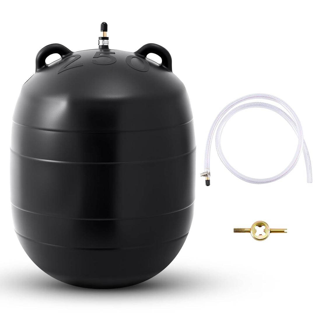 Glooglitter Inflatable Pipe Plug Sewer Test Plug Rubber Plumbing Test Balloon Ball for Sewage Pipeline Inspection(10 Inch,with 39.37 Plastic Extension Hose)